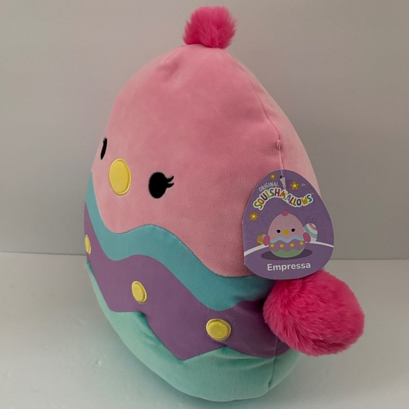 Squishmallows Empressa Pink Chick Easter Egg 12" Plush Stuffed Animal - NEW - Picture 3 of 9